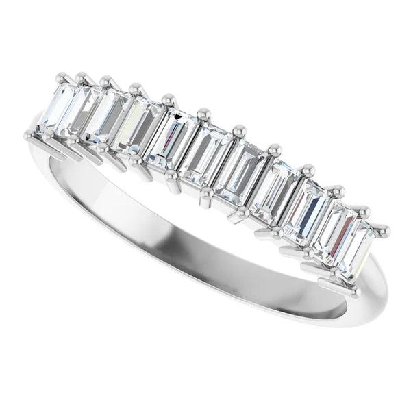 11 Stone Baguette Band
