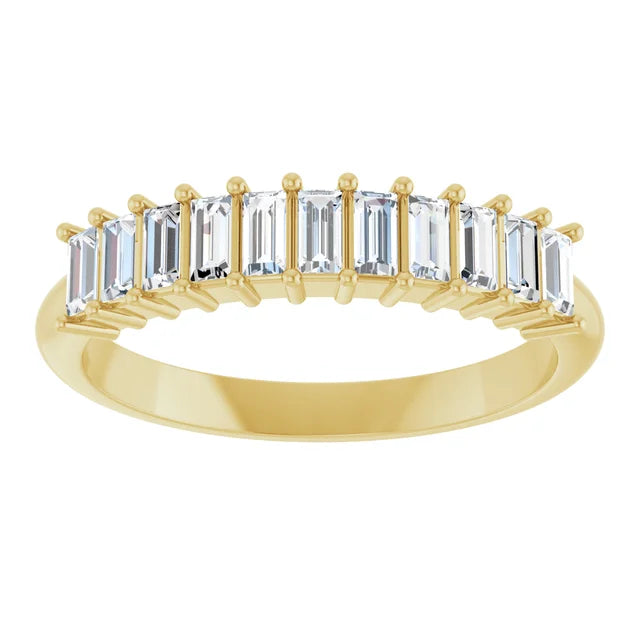 11 Stone Baguette Band