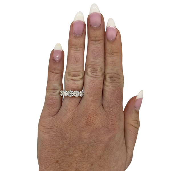 Lab-Grown Bold Babe 5-Stone Band