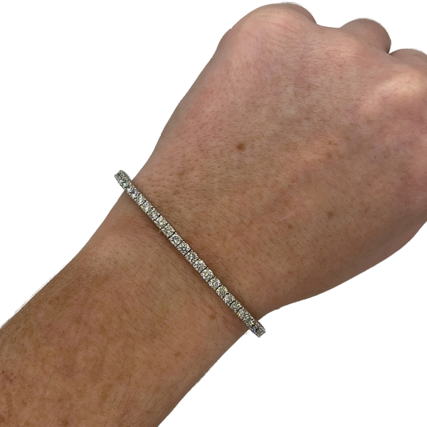 2.90 CTW Halfway Diamond Flexi Bangle