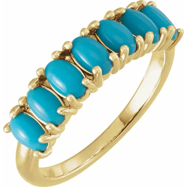 Oval Turquoise Band