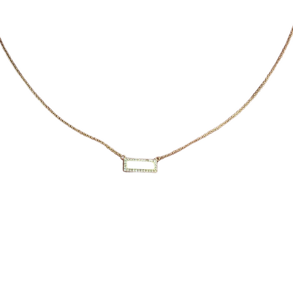 High Gloss Bar Necklace