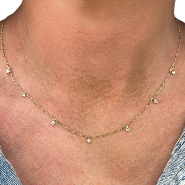 Diamond Dangle Necklace