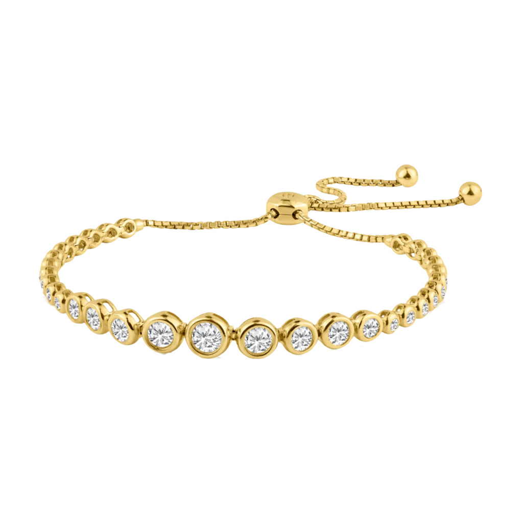 Round Bezel Bolo Bracelet