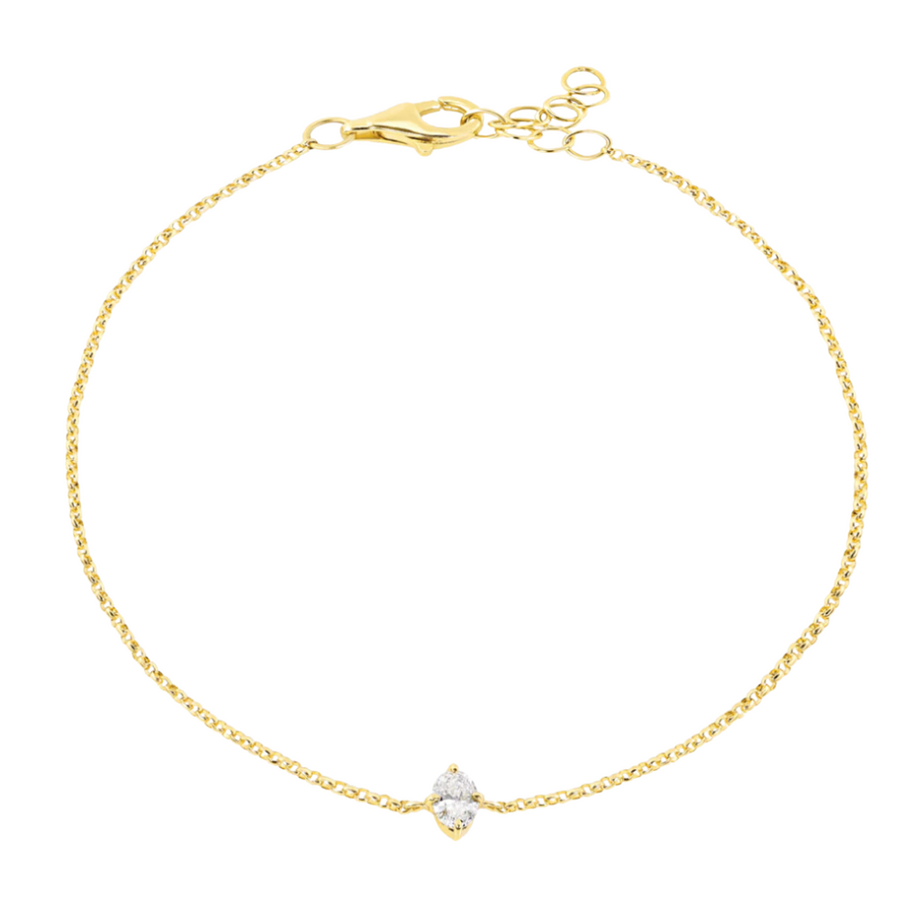 Dainty Diamond Chain Bracelet