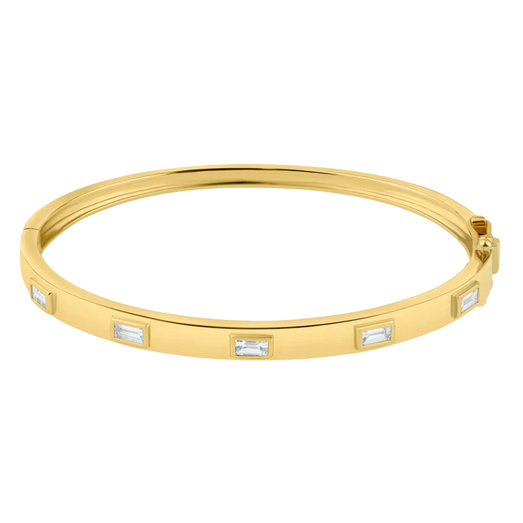 Baguette Gold Bangle