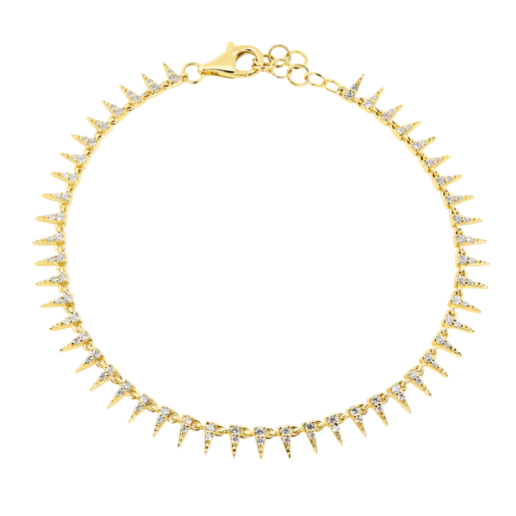 Diamond Spike Bracelet