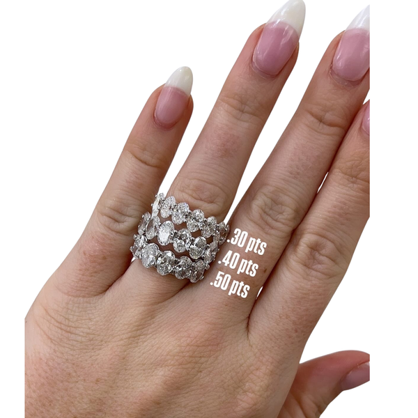 Lab-Grown Diamond 7 Stone Oval Band