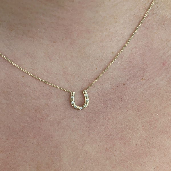 Gypsy Set Horseshoe Necklace