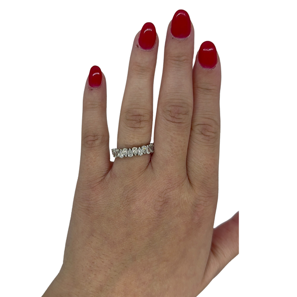 Lab-Grown N/S Alternating Pear Band