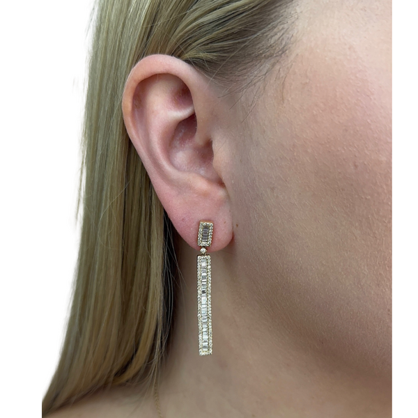 Diamond Cosmo Dangle Earrings