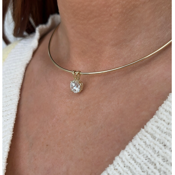 Lab-Grown Diamond Omega Choker