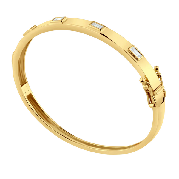 Baguette Gold Bangle