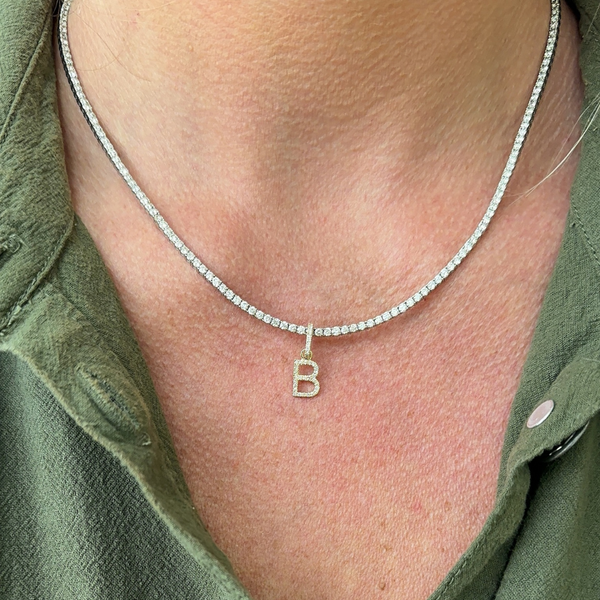 Attachable Diamond Initial Charm