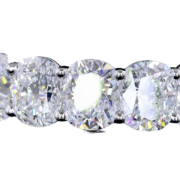 Lab-Grown Cushion Eternity Band