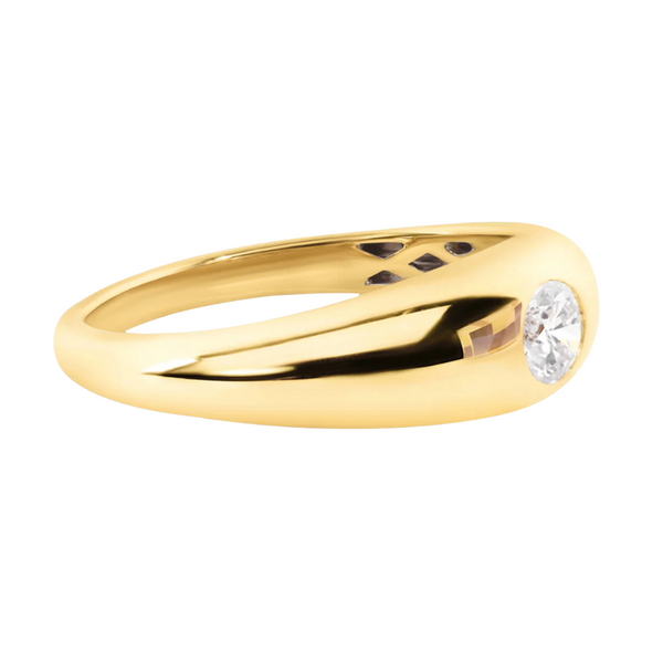 Round Diamond Dome Band