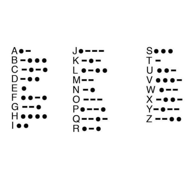 Lab-Grown Morse Code Alphabet Stackable Bands