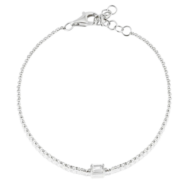 Dainty Diamond Chain Bracelet