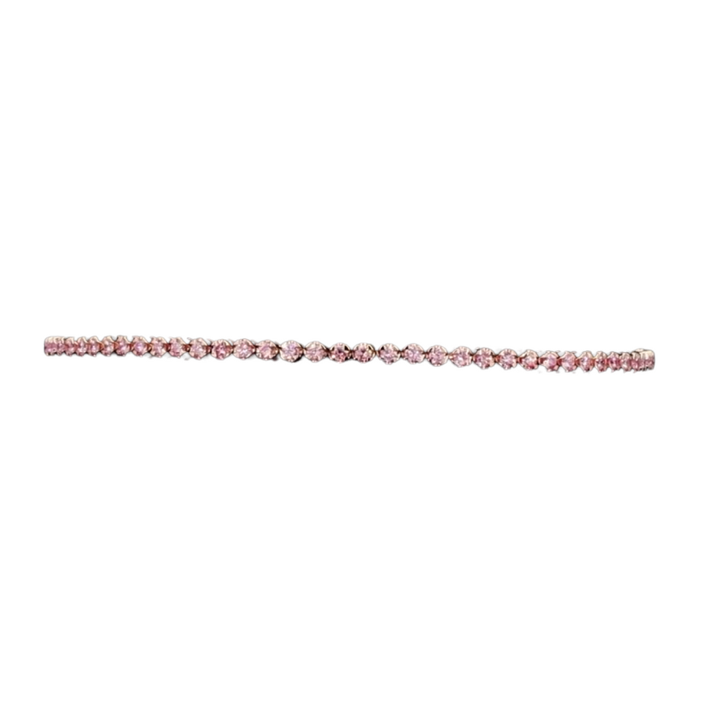 Lab-Grown Pink Diamond Tennis Bracelet