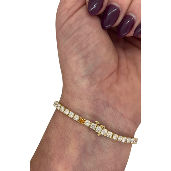 Lab-Grown Customizable Birthstone Tennis Bracelet