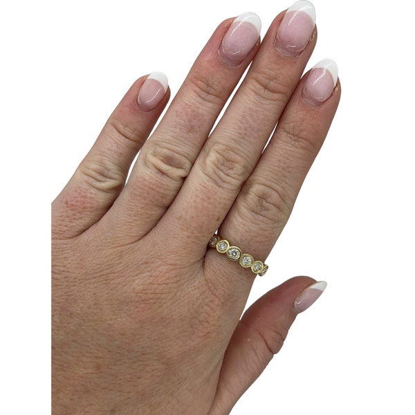 Halfway Round Bezel Band