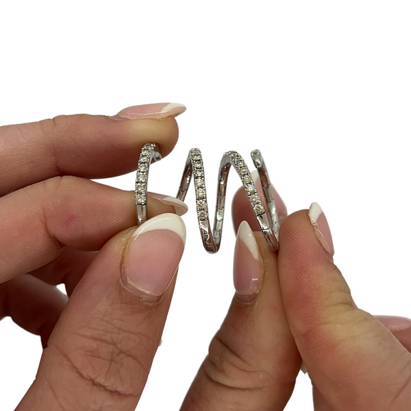 Flexi Pave Spiral Ring