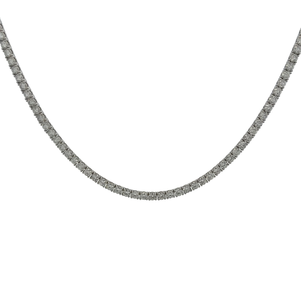 Lab-Grown Bold Babe 12 CTW Tennis Necklace