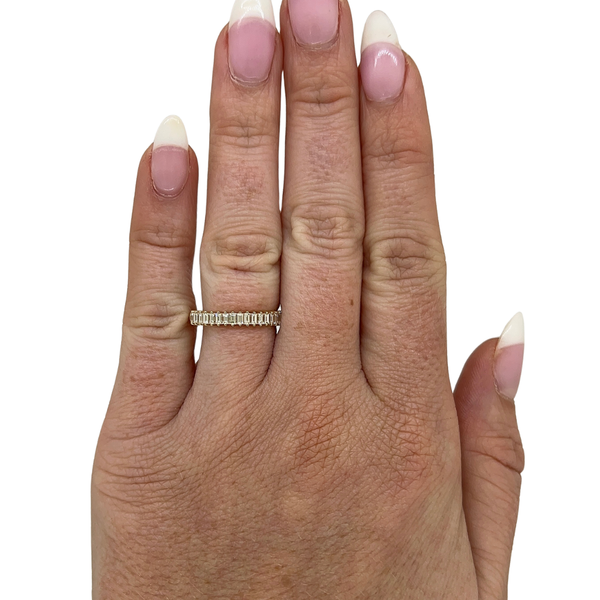 North/South Baguette Diamond Band