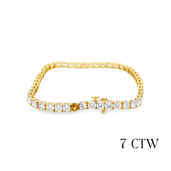 Lab-Grown Customizable Birthstone Tennis Bracelet