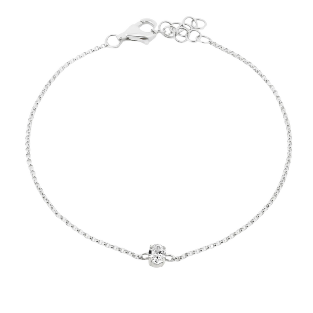 Dainty Diamond Chain Bracelet