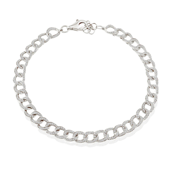 Chain Link Diamond Bracelet