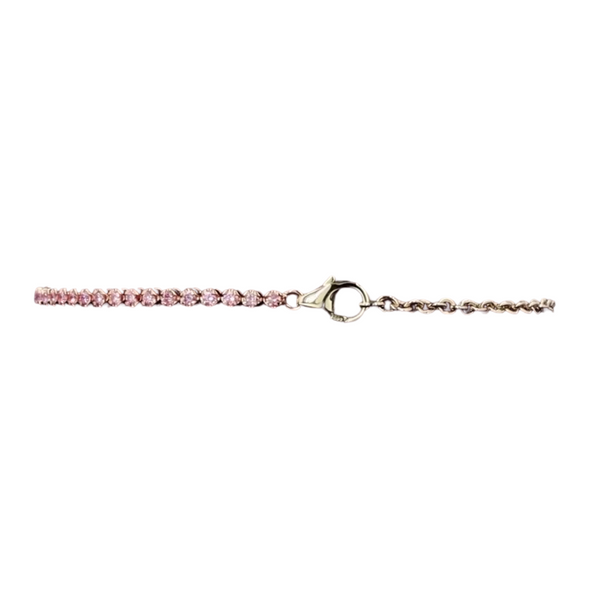 Lab-Grown Pink Diamond Tennis Bracelet
