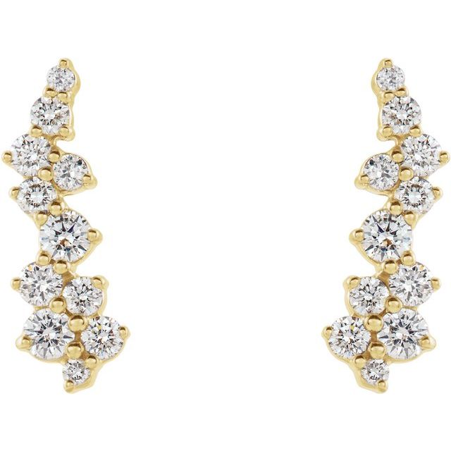 Diamond Ear Climbers