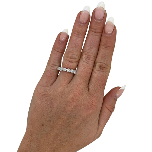Lab-Grown 7 Stone Bubble Band
