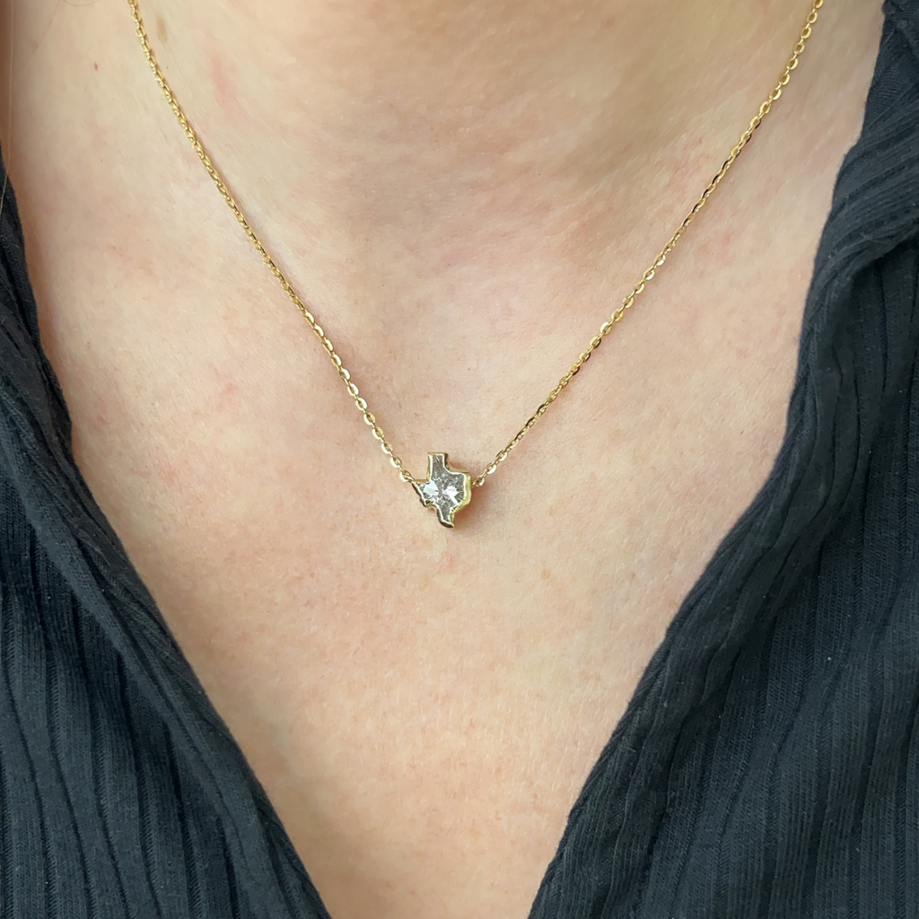 Lab-Grown Diamond Texas Necklace