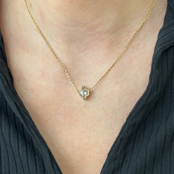Lab-Grown Diamond Texas Necklace