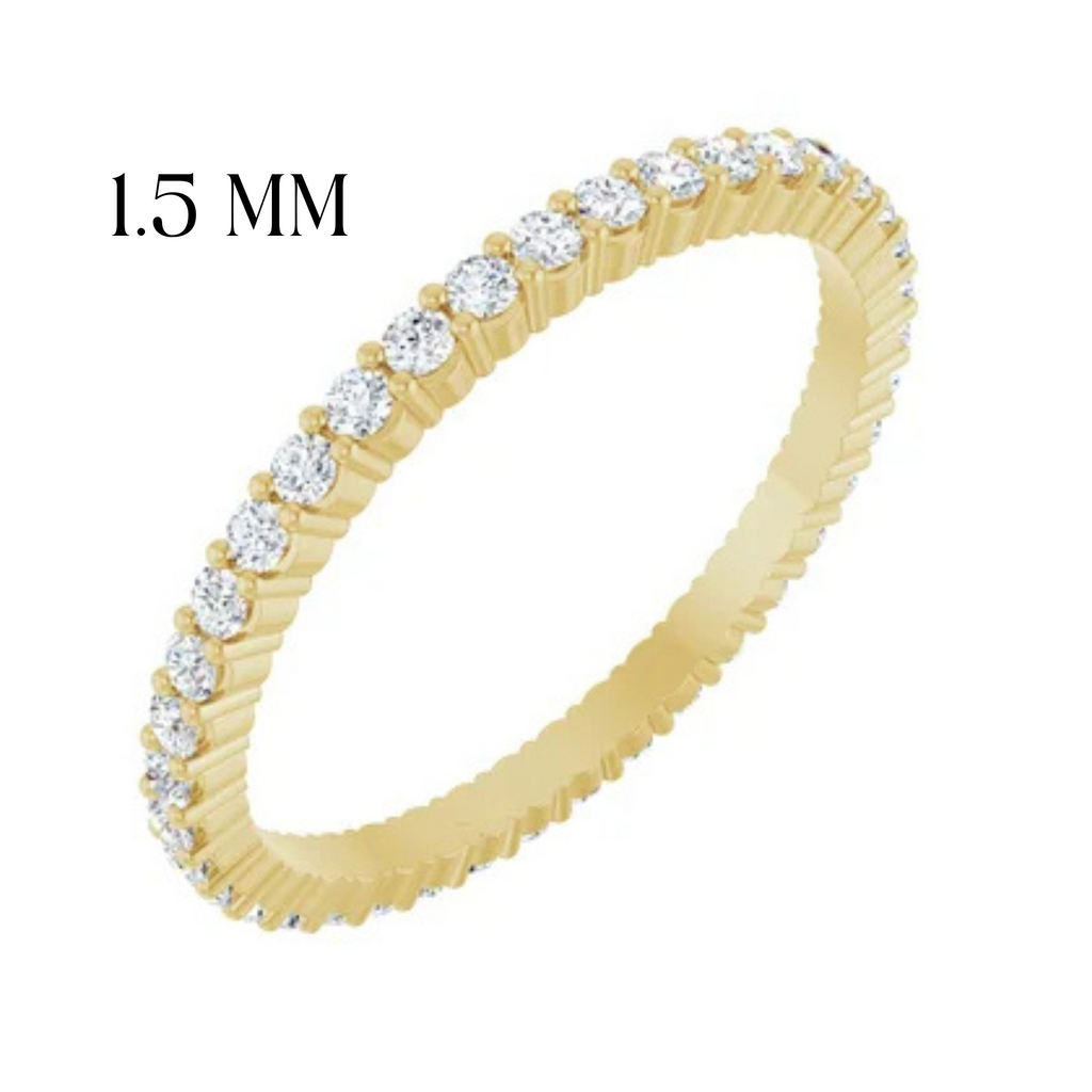 Classic Round Diamond Eternity Band