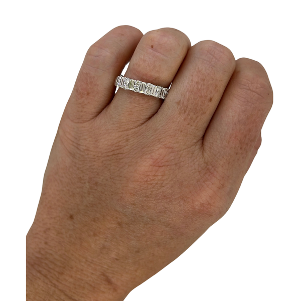Baguette and Double Round Band