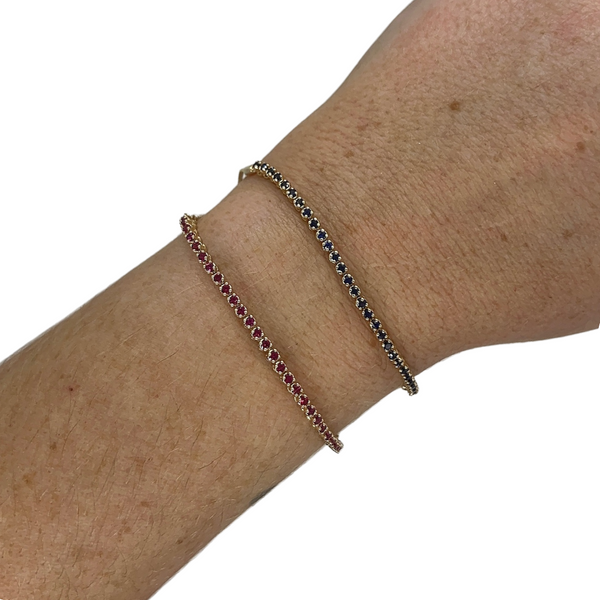 Gemstone Adjustable Bolo Bracelet