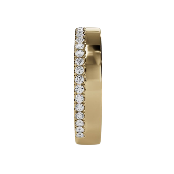 Pave Set Stackable Diamond Band