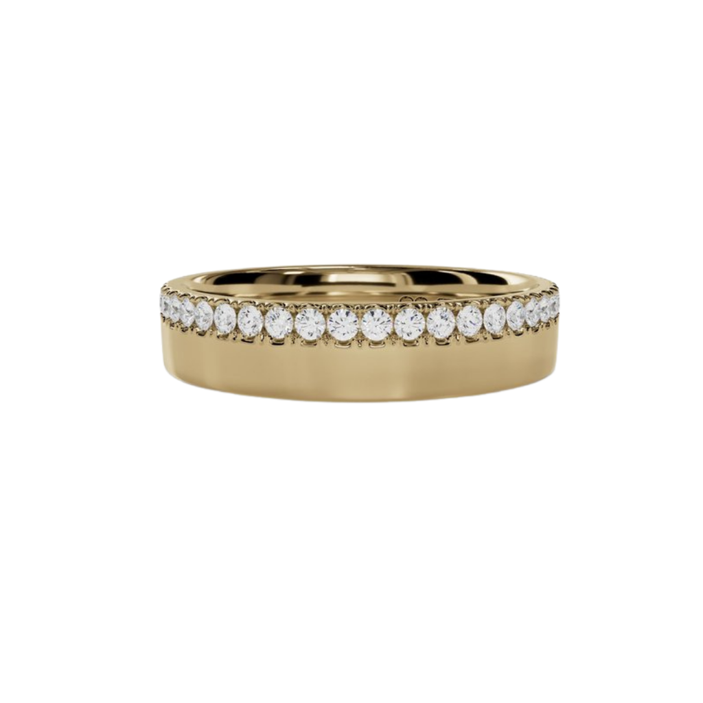 Pave Set Stackable Diamond Band