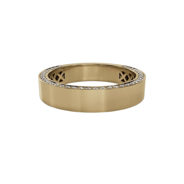 Profile Accent Diamond Band