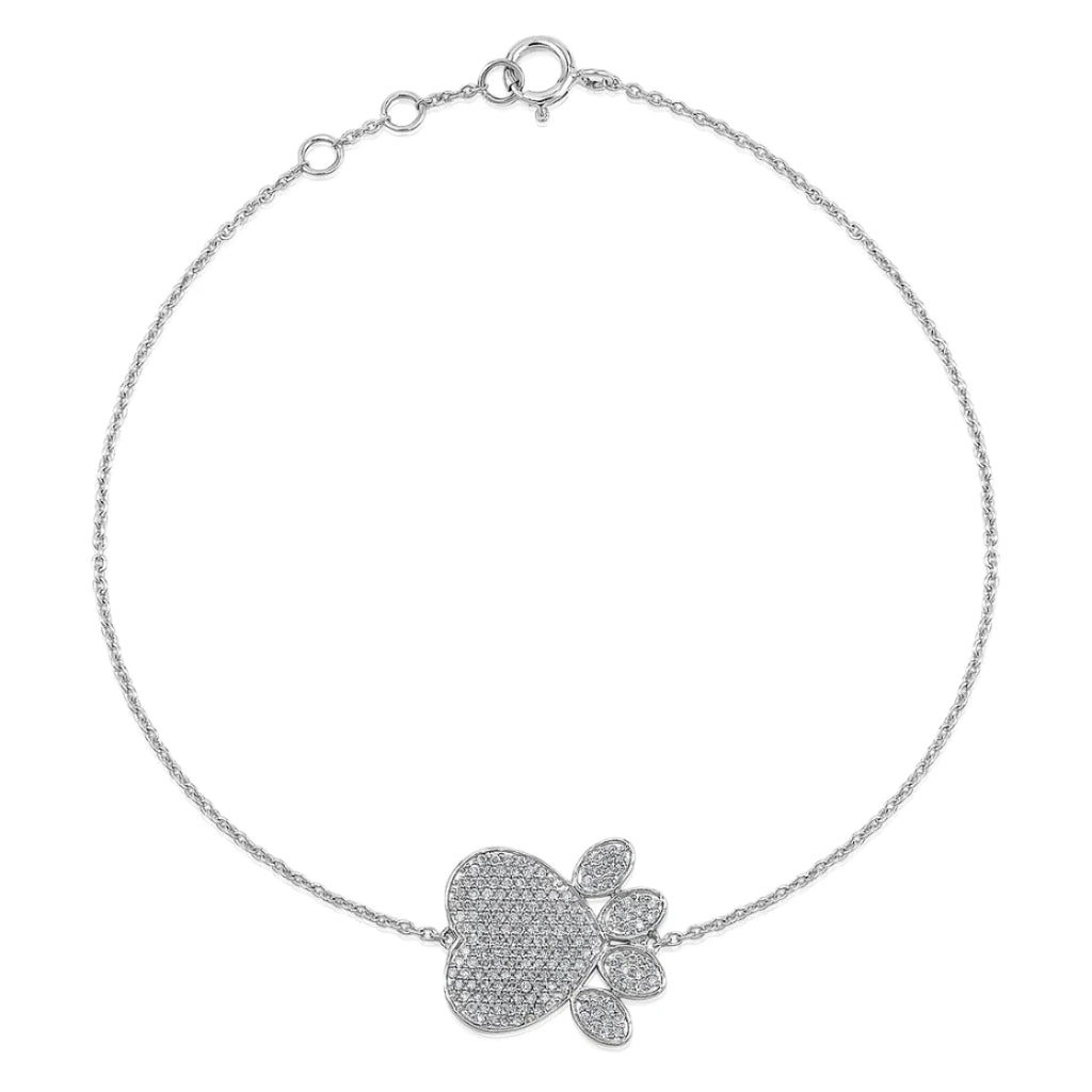 Diamond Dog Paw Bracelet