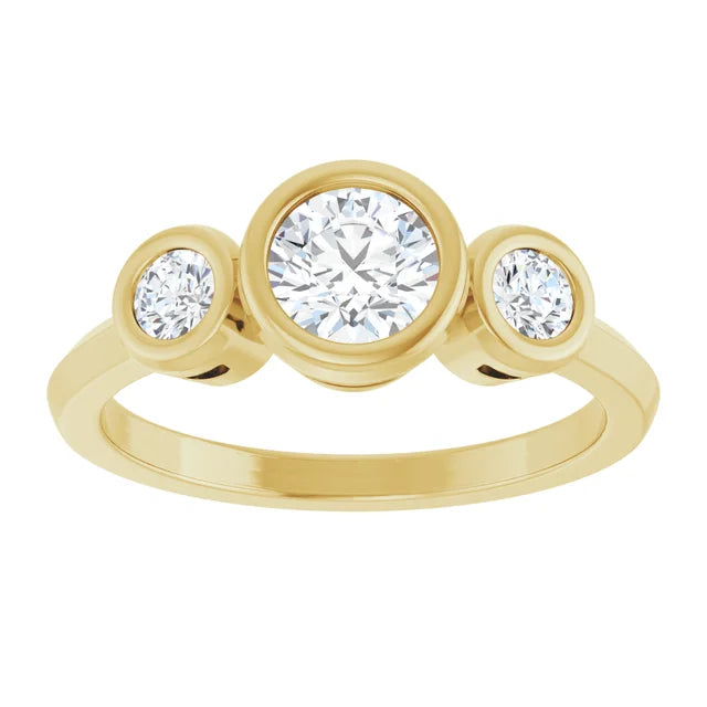 Bezel Trilogy Ring