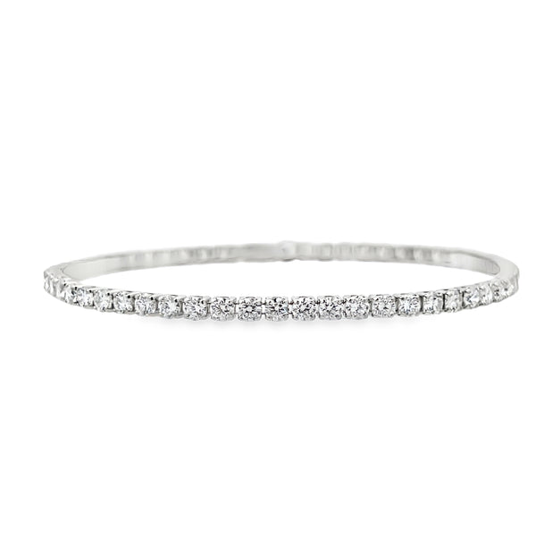 Lab-Grown 4.45 CTW Light Mounting Tennis Bracelet