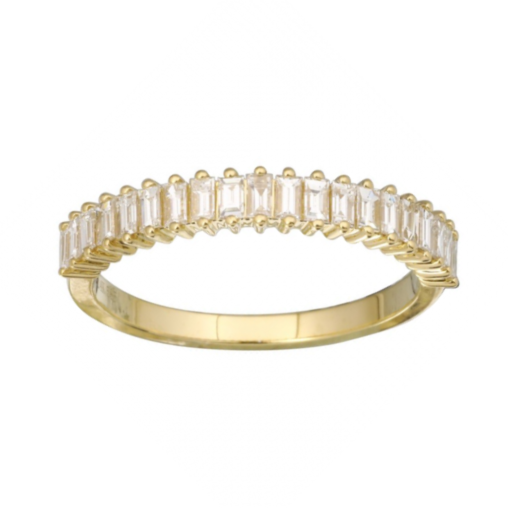 North/South Baguette Diamond Band