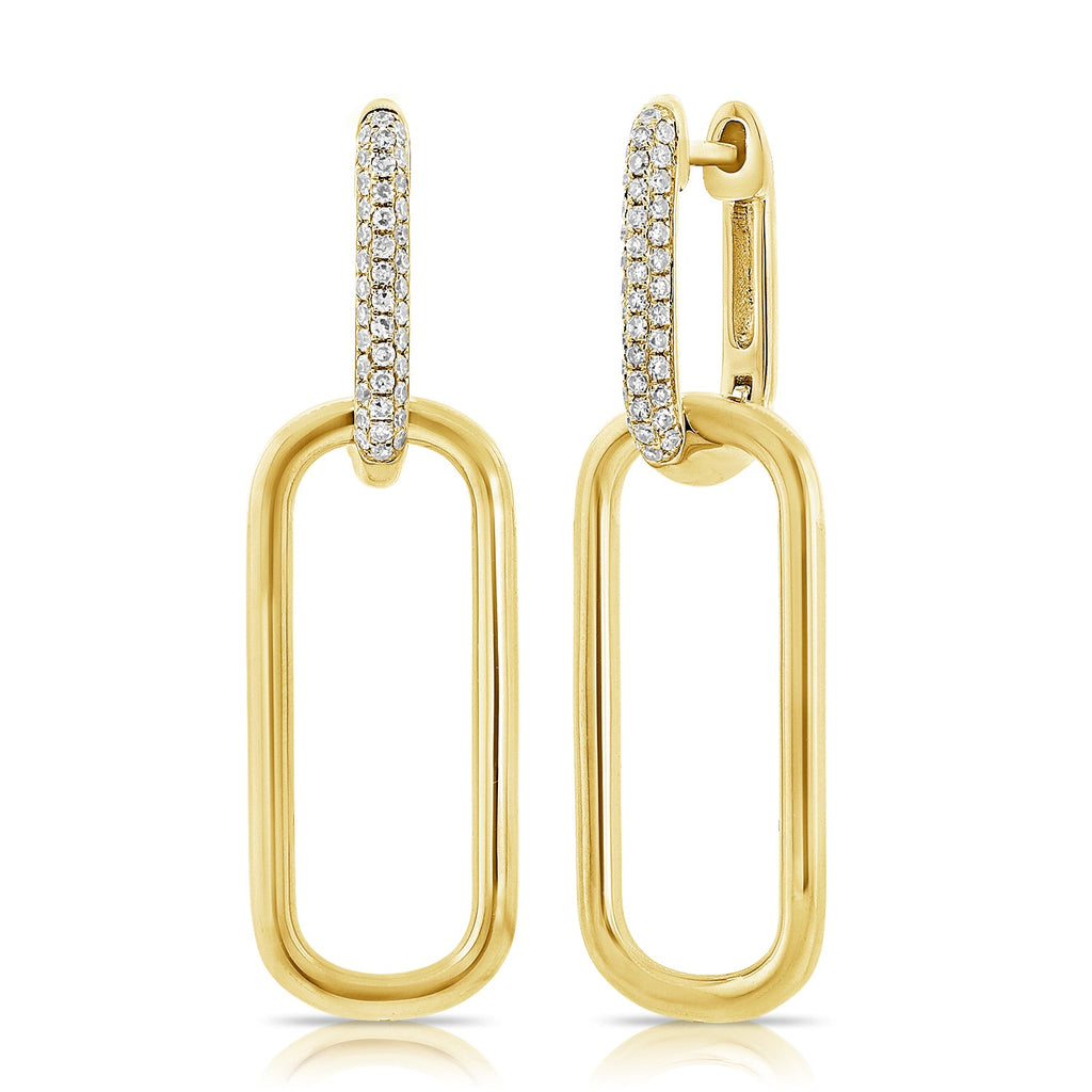 Diamond Link Earrings