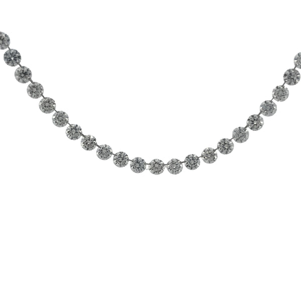 Lab-Grown Drilled Diamond Multi-Way Tennis Necklace