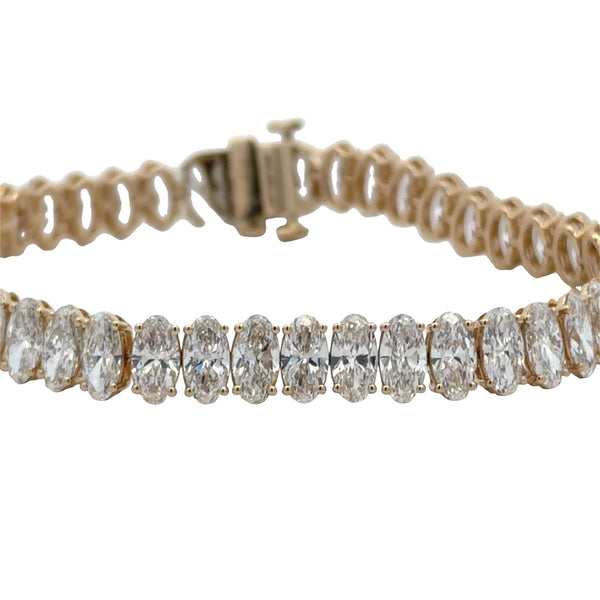 Lab-Grown Moval Tennis Bracelet