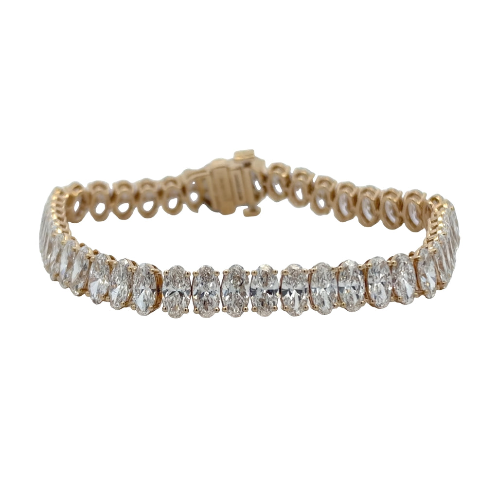 Lab-Grown Moval Tennis Bracelet